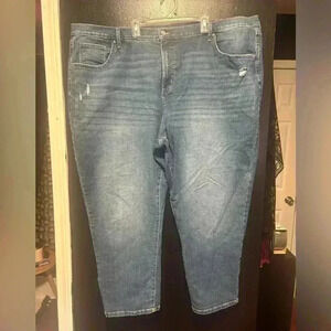Woman’s Size 24 Sonoma Plus Size Crop Ankle Jeans Plus
